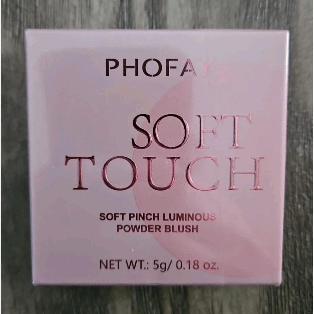 Phofay Soft Touch Soft Pinch Luminous Powder Blush #1 Blush BNIB Authentic 3/28